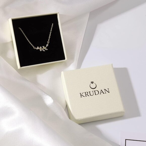 Dainty Gold Necklaces for Women Cubic Zirconia 14k Gold Plated Layered Necklaces - Picture 7 of 7